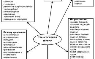 Виды травм при ДТП и степень их тяжести