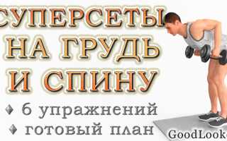 Тренировка спины для набора мышечной массы (6 упражнений)