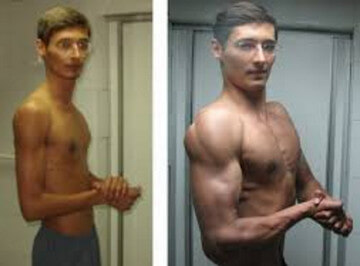 Результат правильных тренировок эктоморфа Результат правильных тренировок эктоморфа